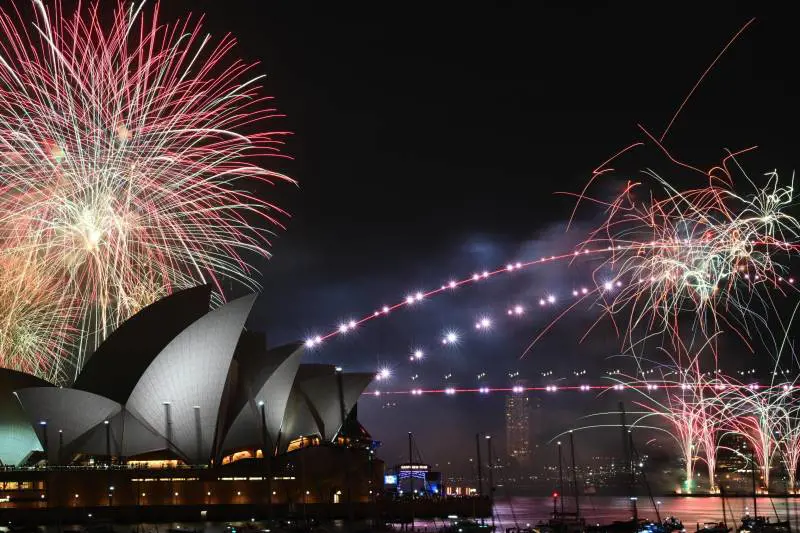 Spettacolo pirotecnico a Sydney