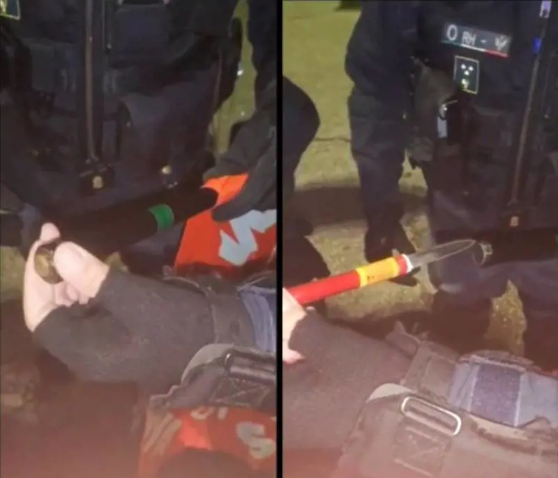 Pugnali nelle bandiere: scoperta choc prima di Padova-Mantova