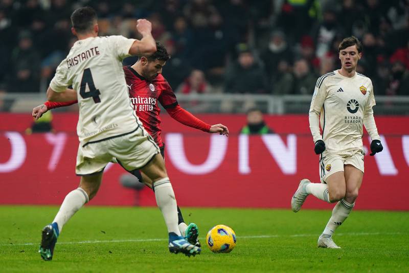 Theo Hernandez gol Milan Roma