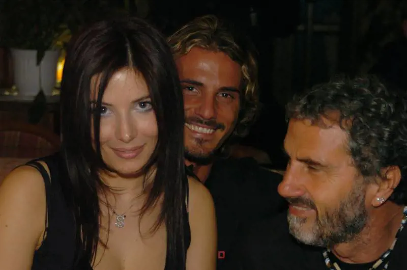 Selvaggia Lucarelli e Laerte Pappalardo insieme a Adriano Pappalardo (2005)