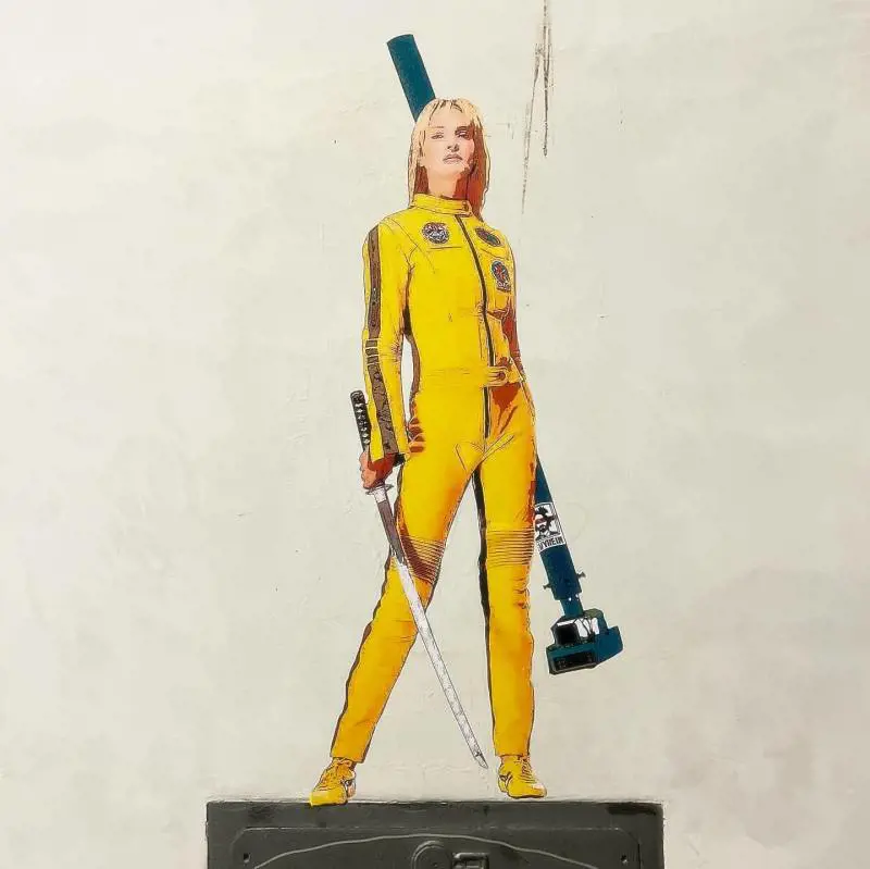 Il murale di "Flexiwoman"