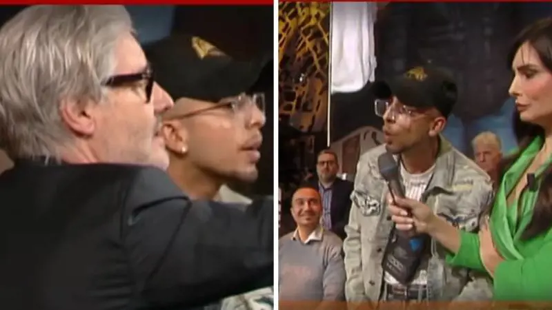"È meglio che non mi fai parlare...". Le minacce dello straniero in tv. E Del Debbio lo caccia