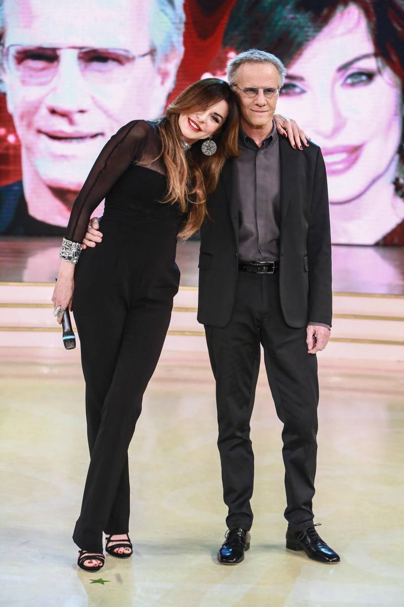 Alba Parietti e Christopher Lambert a Roma insieme durante l'8 puntata di Ballando Con Le Stelle (2016)