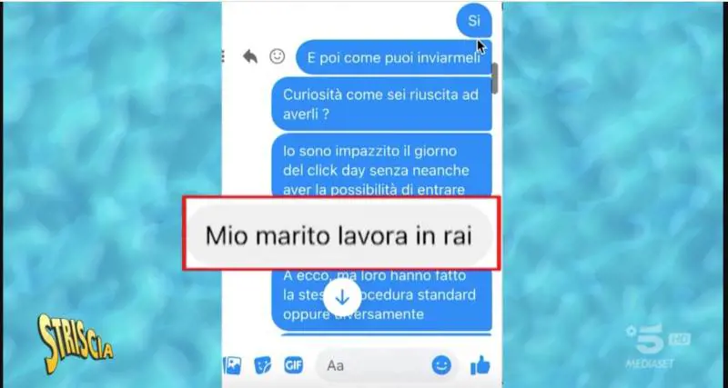 "Mio marito lavora in Rai". La scoperta di Striscia sui biglietti di Sanremo