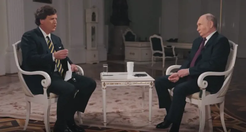 "Ucraina stato artificiale" "No all'invasione della Polonia": le rivelazioni di Putin a Tucker Carlson