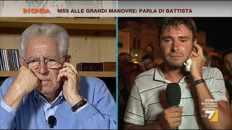 "Hai fatto gli interessi della Bce", "Non sai niente". La lite Di Battista-Monti nel 2016