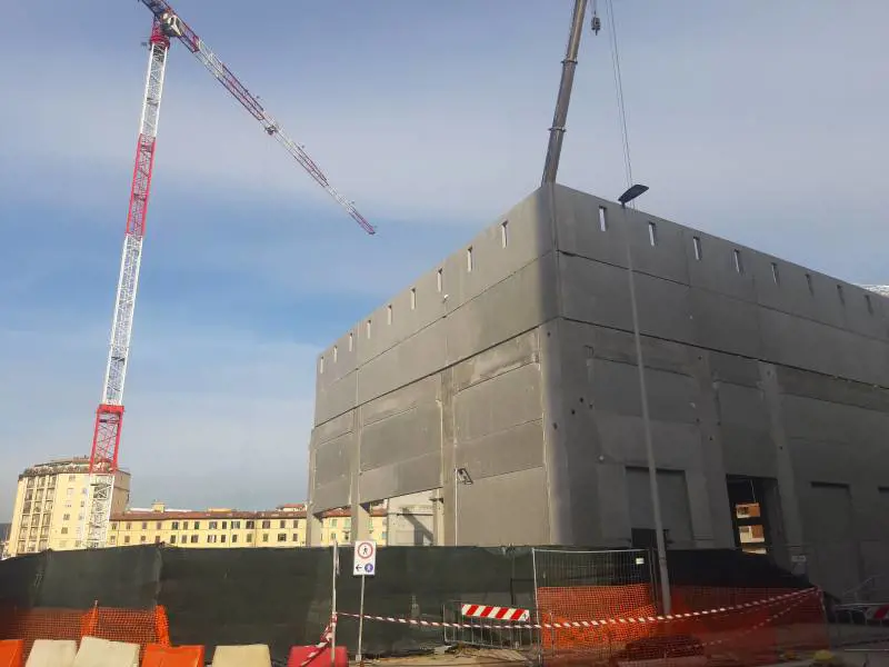 Il cantiere dopo la tragedia