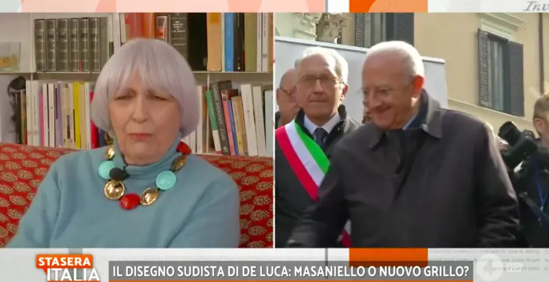 screen da Stasera Italia / Rete 4 