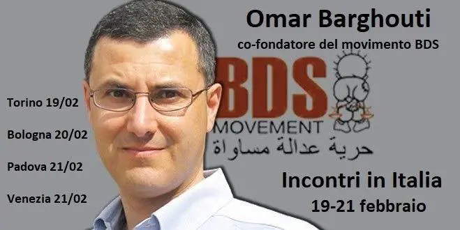 Tappeti rossi in Italia per l'odio di Barghouti, il boicottatore d'Israele