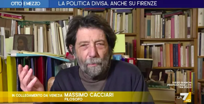 screen da Otto e Mezzo / La7 