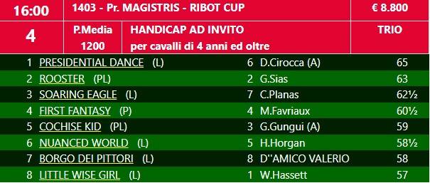 Ribot cup 4 2024
