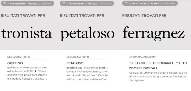 Petaloso, tronista, guerrasantista e (forse) Ferragnez: Treccani cancella i neologismi effimeri