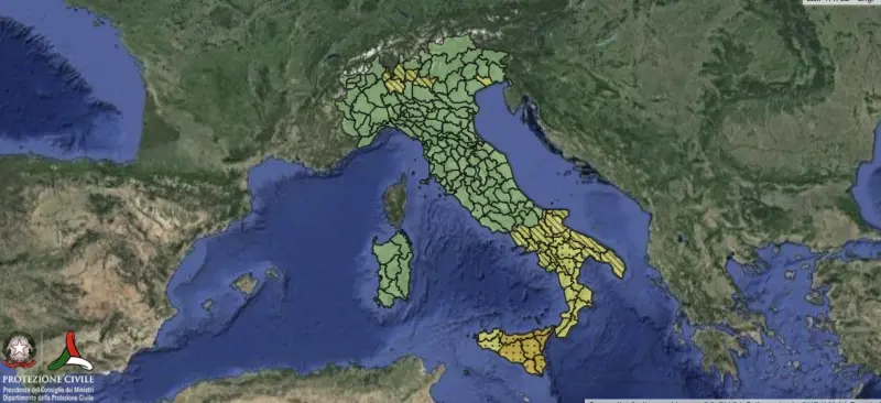Fonte: Protezione Civile