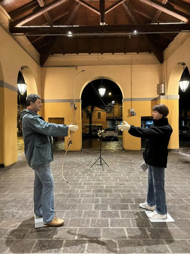 L'opera installata ad Erba