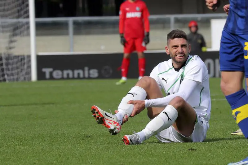 Berardi va ko: rottura del tendine d'Achille. Stagione finita e addio agli Europei