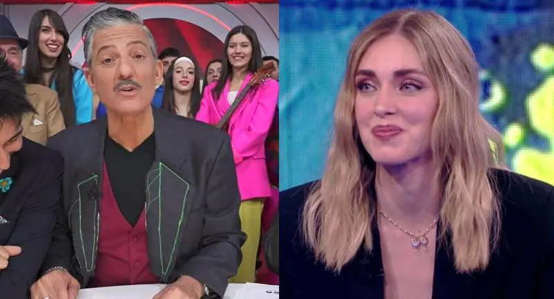 Fiorello stronca la Ferragni da Fazio. E su Fedez...