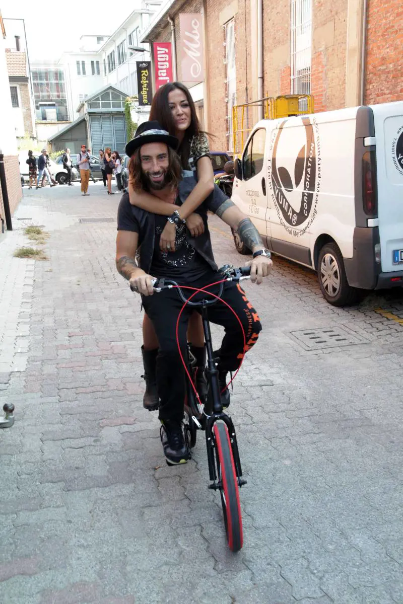 Vittorio Brumotti e Giorgia Palmas all'evento Happiness a Milano (2013)