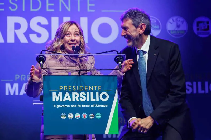 Regionali Abruzzo, Marsilio stravince: il centrodestra affossa il campo largo