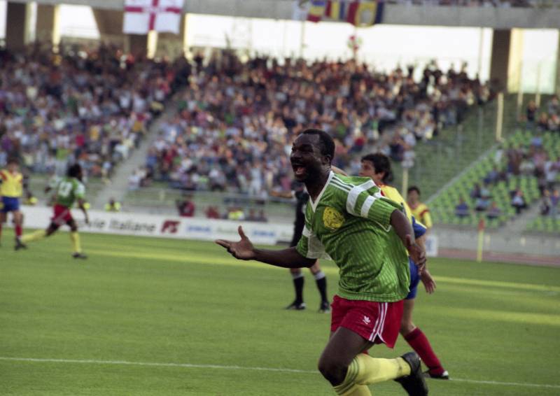 Milla gol Camerun Romania 1990