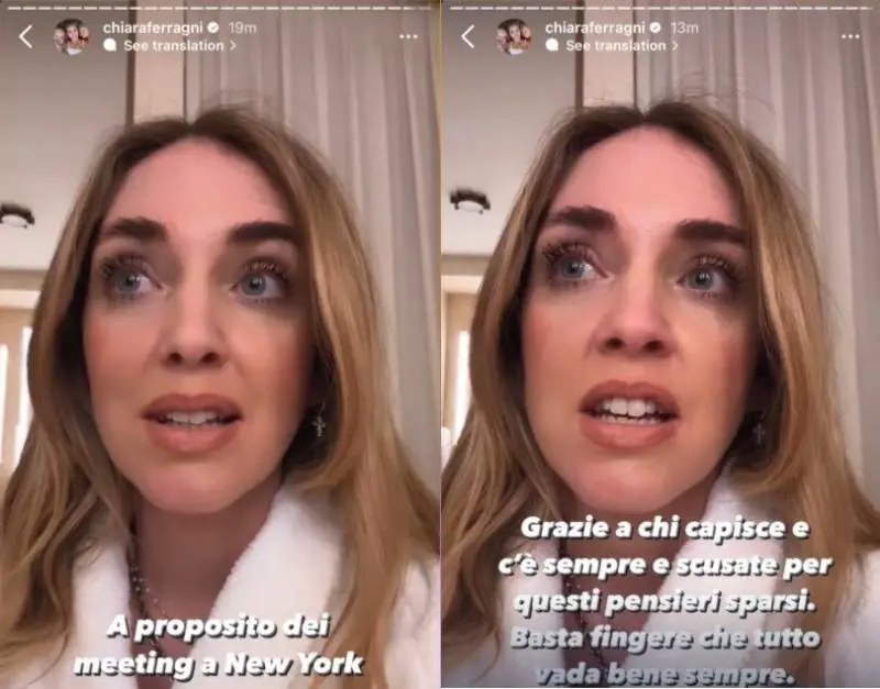 Chiara Ferragni in lacrime con i follower: "Un periodo davvero doloroso"