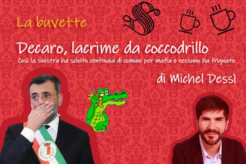 Decaro, lacrime da coccodrillo 