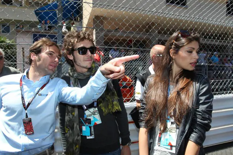 Valentino Rossi e Linda Morselli al GP di Formula1 di Monte Carlo (2013)