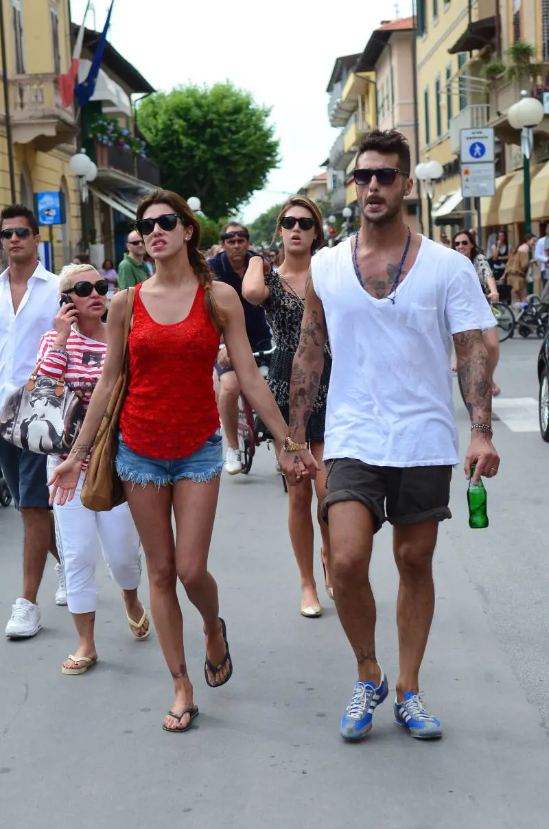 Fabrizio Corona e Belen Rodriguez a Forte dei Marmi (giugno 2011)