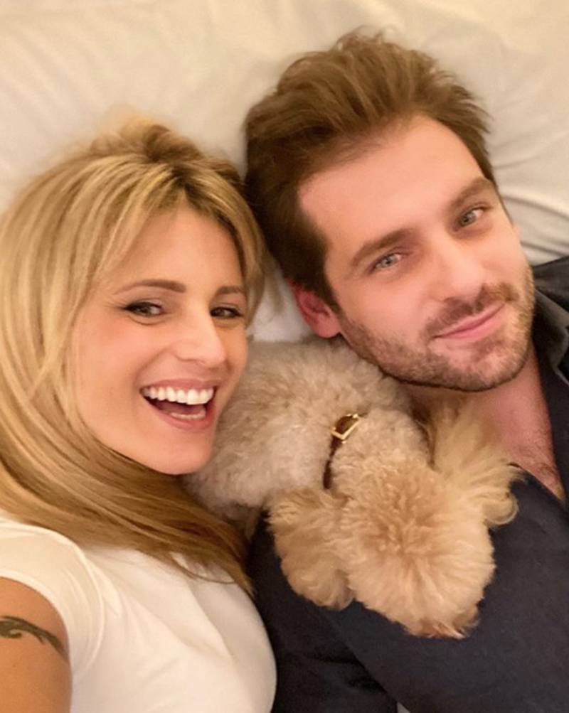 Michelle Hunziker e Tomaso Trussardi, selfie da Instagram (2020)