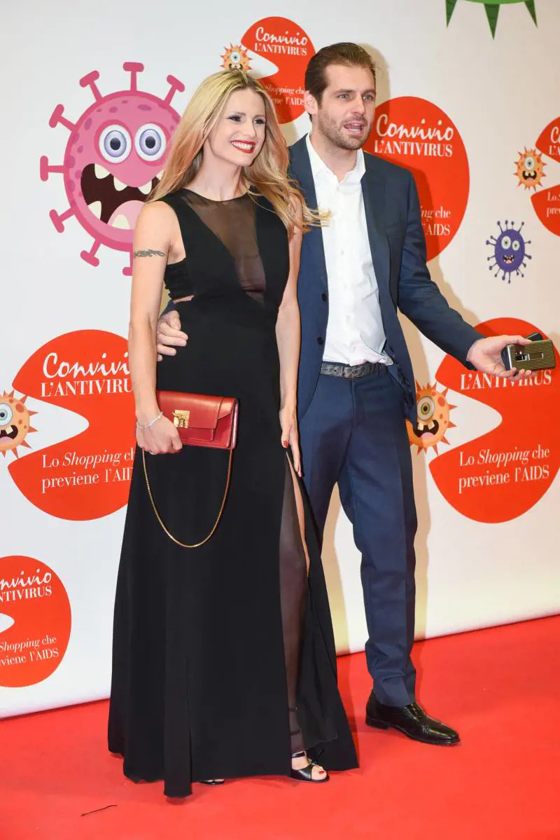 Michelle Hunziker Tomaso Trussardi in occasione del Red Carpet Convivio (2018)