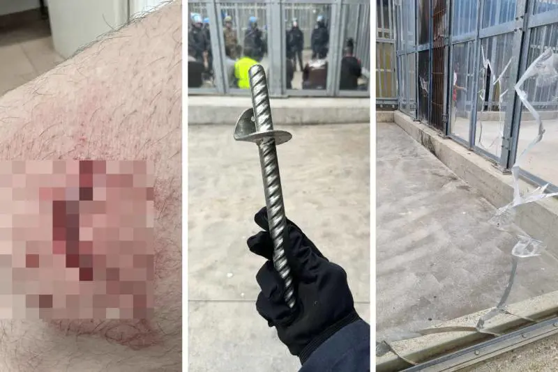 "Pochi contro tanti". Nuova rivolta nel Cpr di Gradisca: tre poliziotti in ospedale
