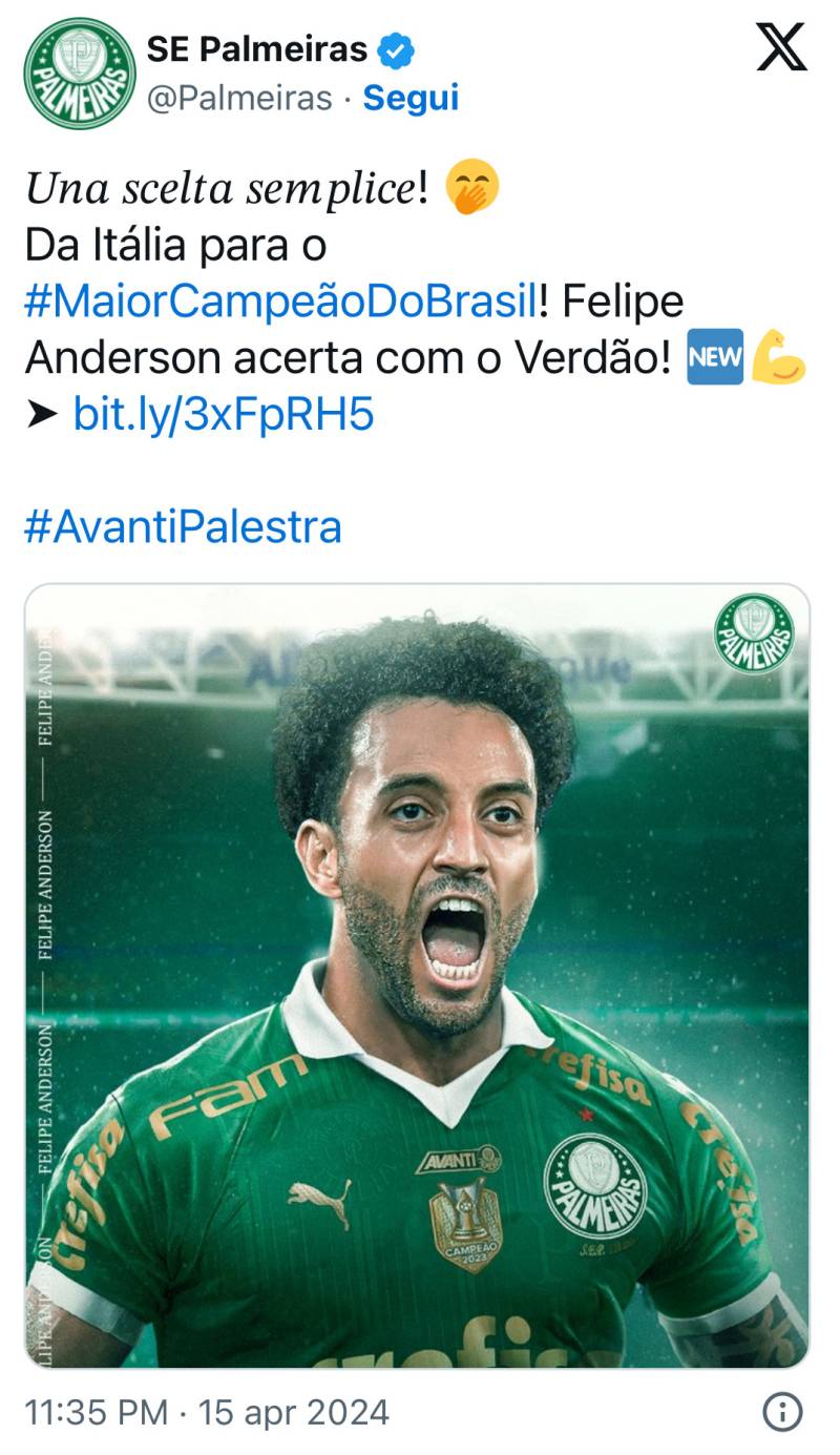 Annuncio Palmeiras
