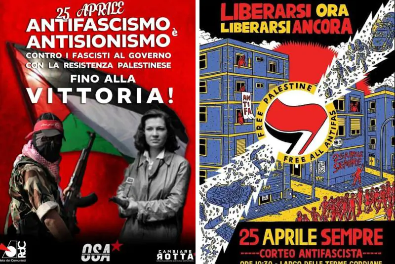 I partigiani palestinesi e il governo Meloni da "liberare": le mani della sinistra sul 25 aprile