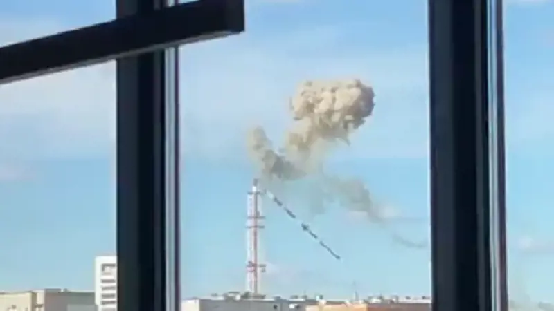 Raid russo su Kharkiv: colpita la torre di trasmissione tv