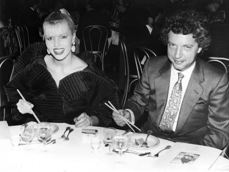 Vittorio Cecchi Gori e Rita Rusic a Roma (1979)