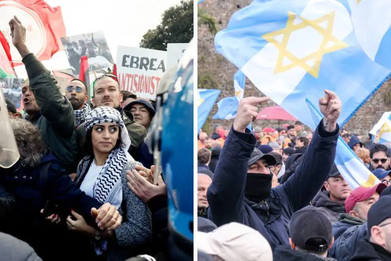 25 aprile, Mattarella e Meloni all'Altare della Patria. Tensioni tra Brigata ebraica e pro-Palestina