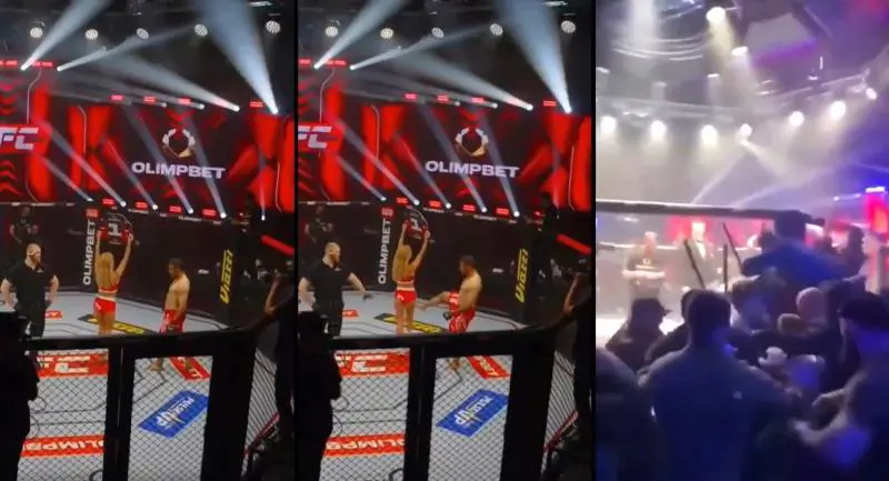 Atleta Mma colpisce una ring girl: linciato dal pubblico a fine match, viene squalificato a vita