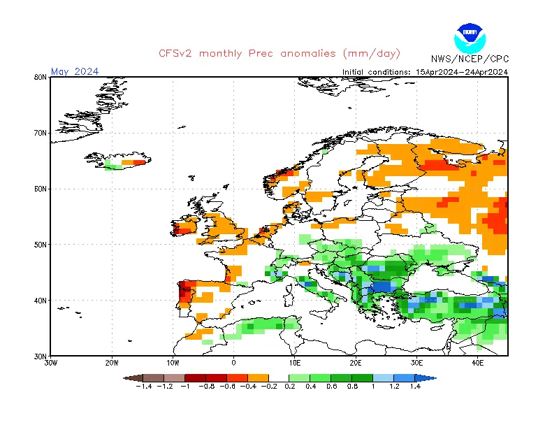 Fonte: CFS2 - NOAA