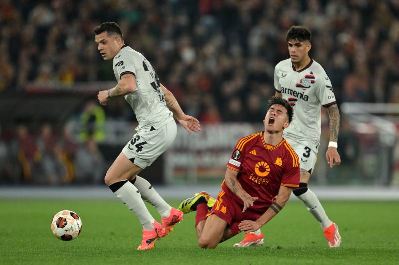 Xhaka Dybala Roma Bayer Leverkusen