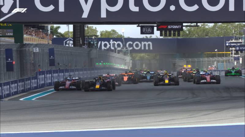 F1 Miami sprint race partenza