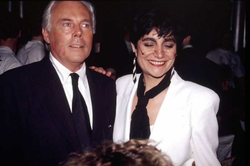 Mia Martini con Giorgio Armani a Roma (1992) 
