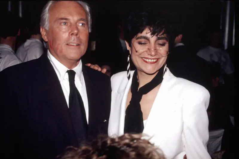 Mia Martini con Giorgio Armani a Roma (1992)
