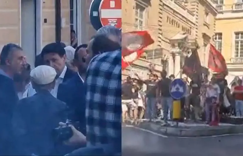 Il tour manettaro di Conte per cavalcare le inchieste. Ma il suo blitz a Genova finisce tra fischi e insulti