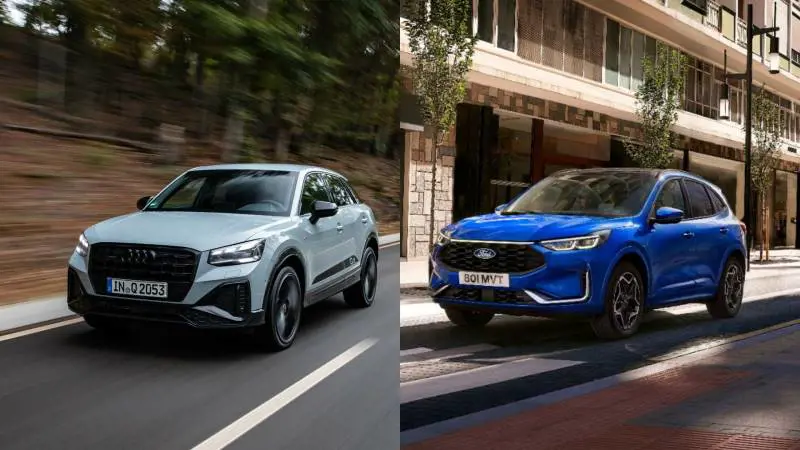Nuova Ford Kuga 2024 vs Audi Q2: caratteristiche e prezzi a confronto