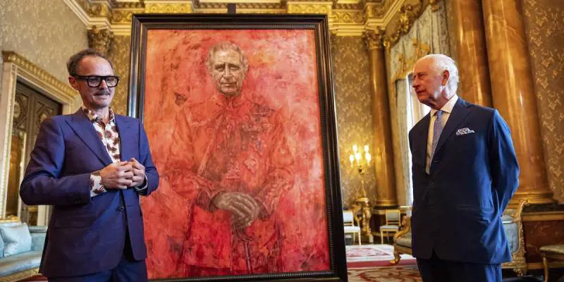 Il dettaglio “nefasto” sul ritratto di Re Carlo che fa tremare la corona 