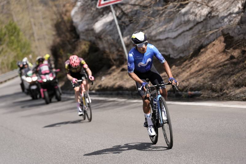 Giro 2024 tappa 15 Quintana salita