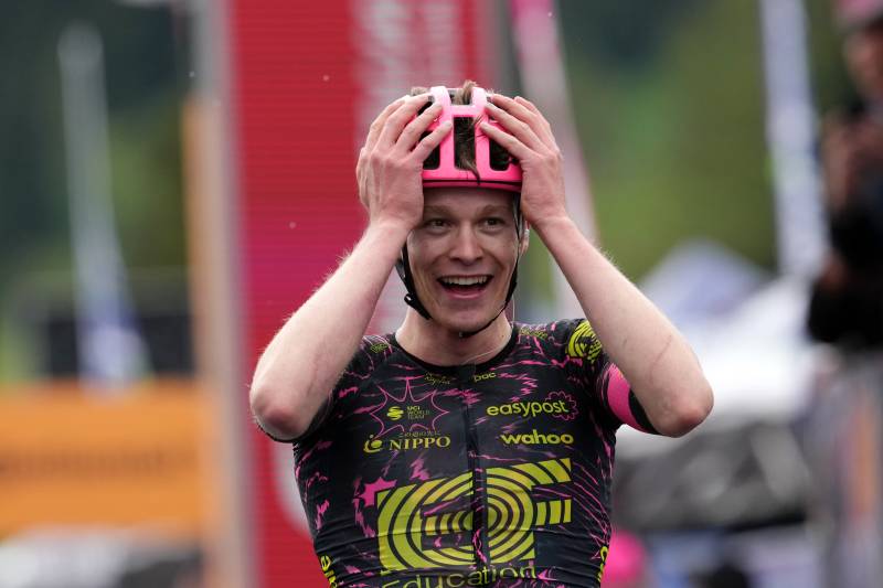 Giro 2024 tappa 17 Steinhauser soddisfazione
