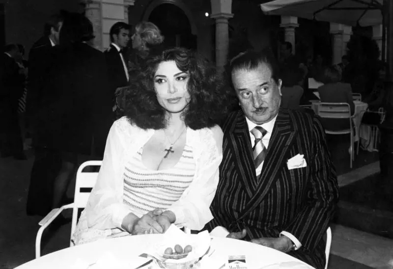 Sandro Paternostro e Carmen di Pietro presentazione dello spot Olio Agip (1995)