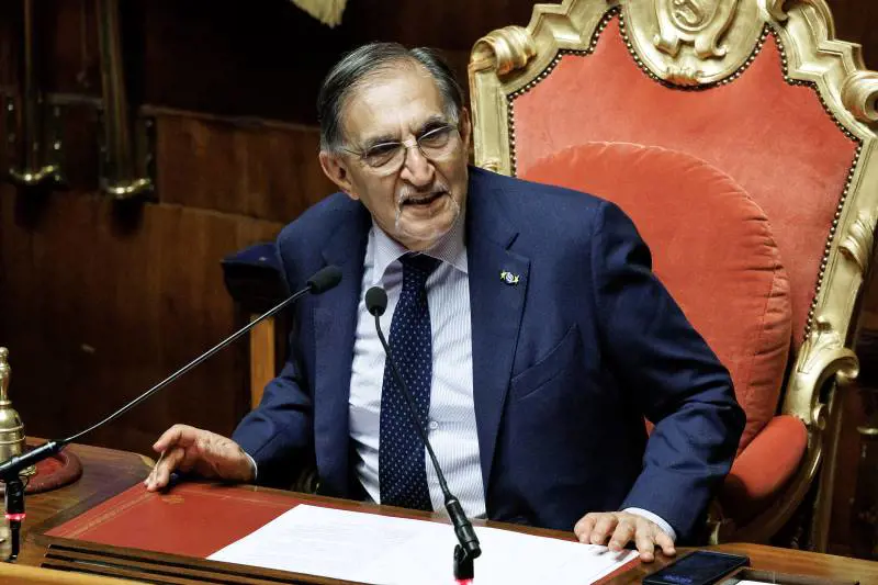 Il presidente del Senato La Russa
