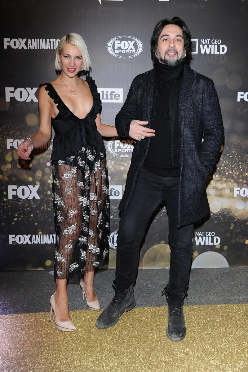 Clizia Incorvaia e Francesco Sarcina alla presentazione dei palinsesti FOX (2016)