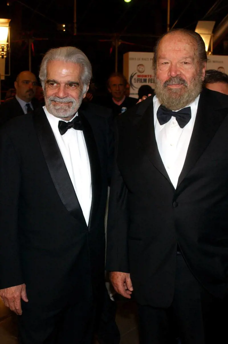 Omar Sharif e Bud Spencer al Montecarlo, 5° Film Festival de la Comedie (2005)